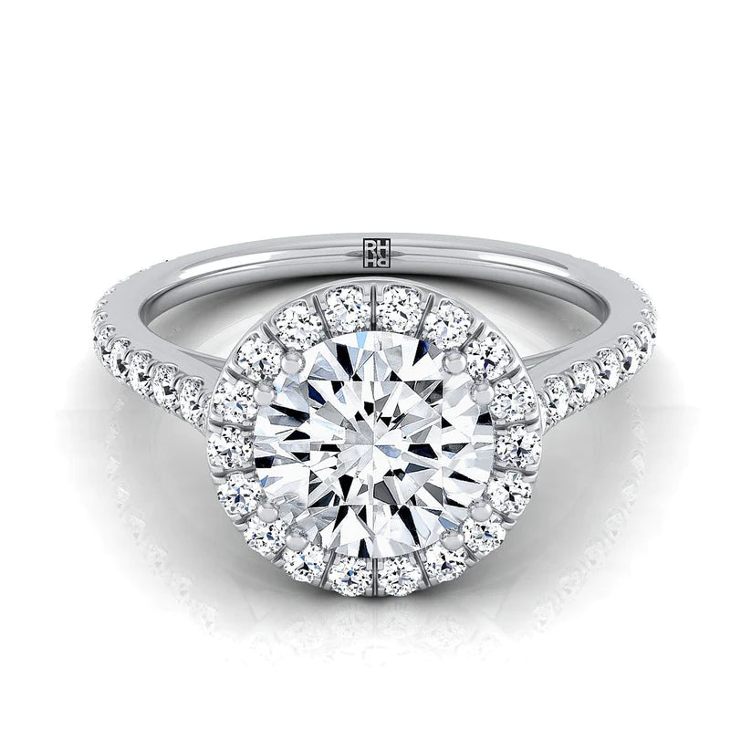 14K WHITE GOLD LAB GROWN DIAMOND  RING