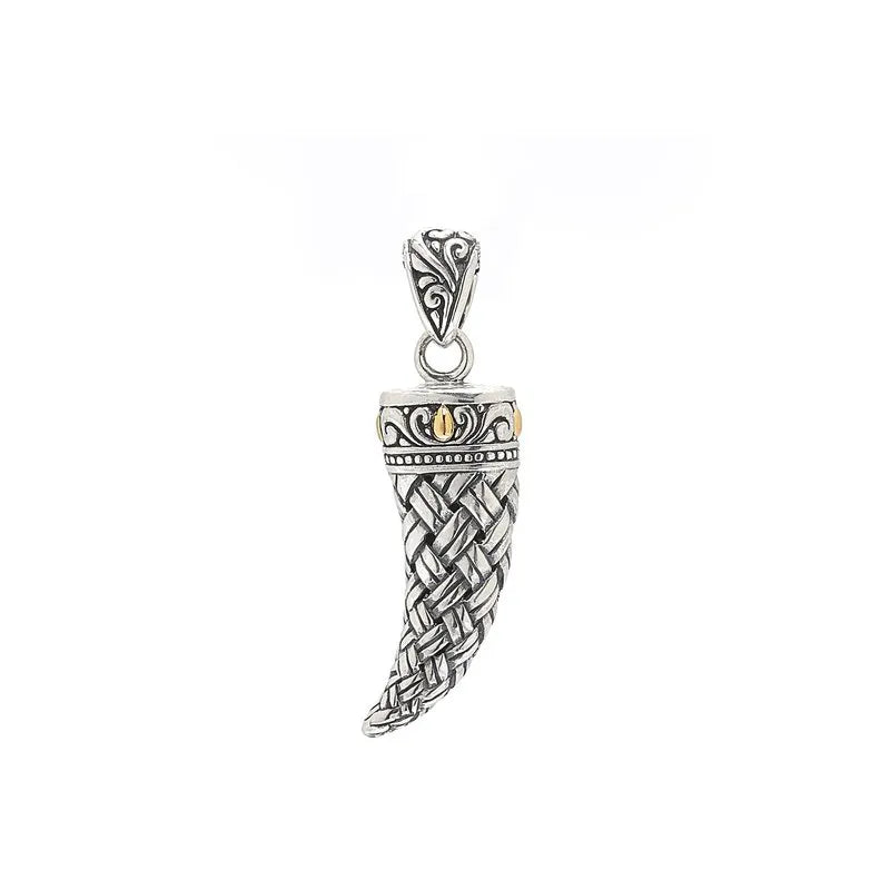Meadow Grass Horn Pendant