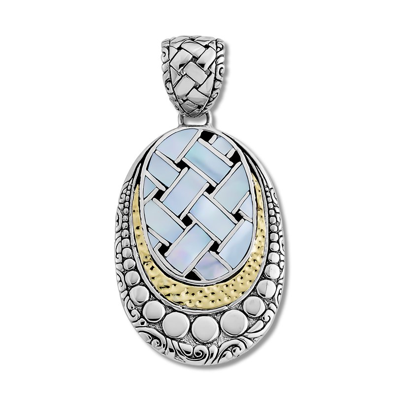 Semeru Pendant- Blue Mother of Pearl