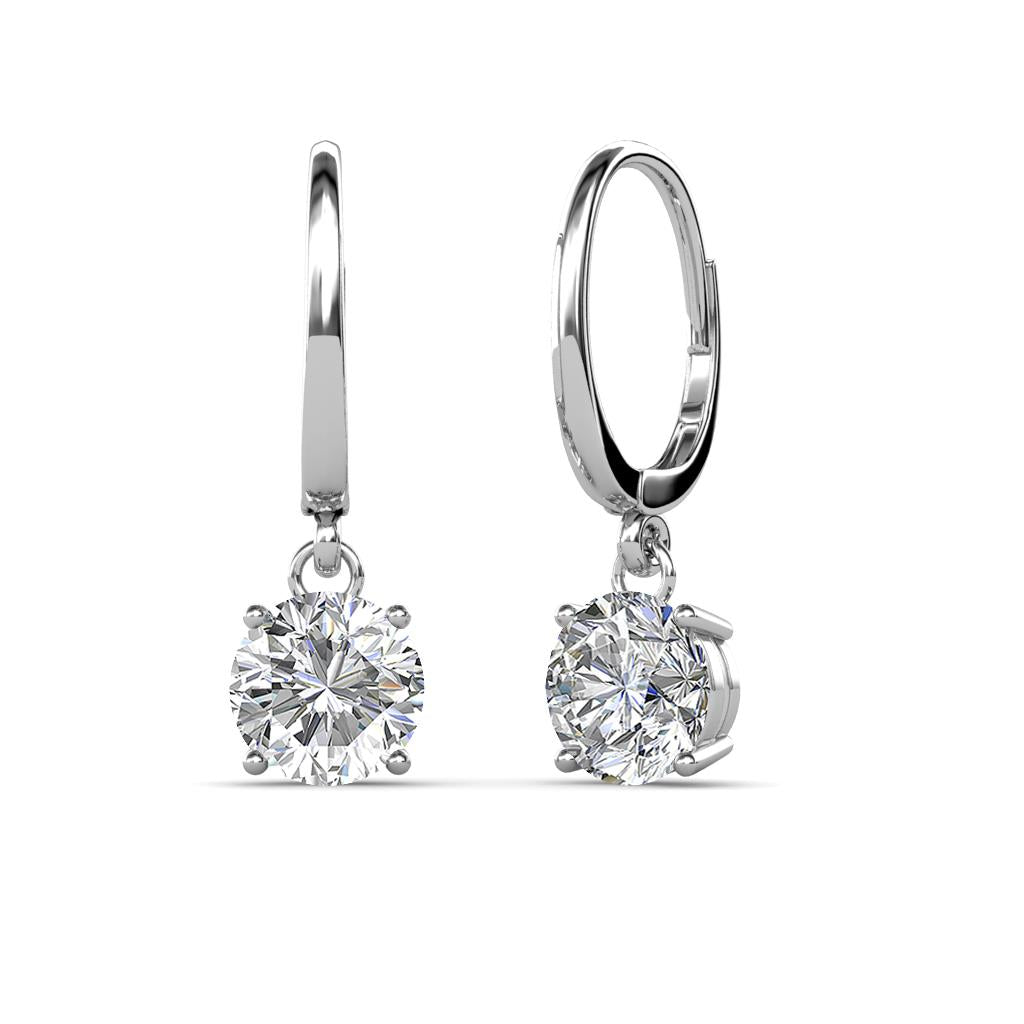 Lab grown diamond dangle earrings Clearance