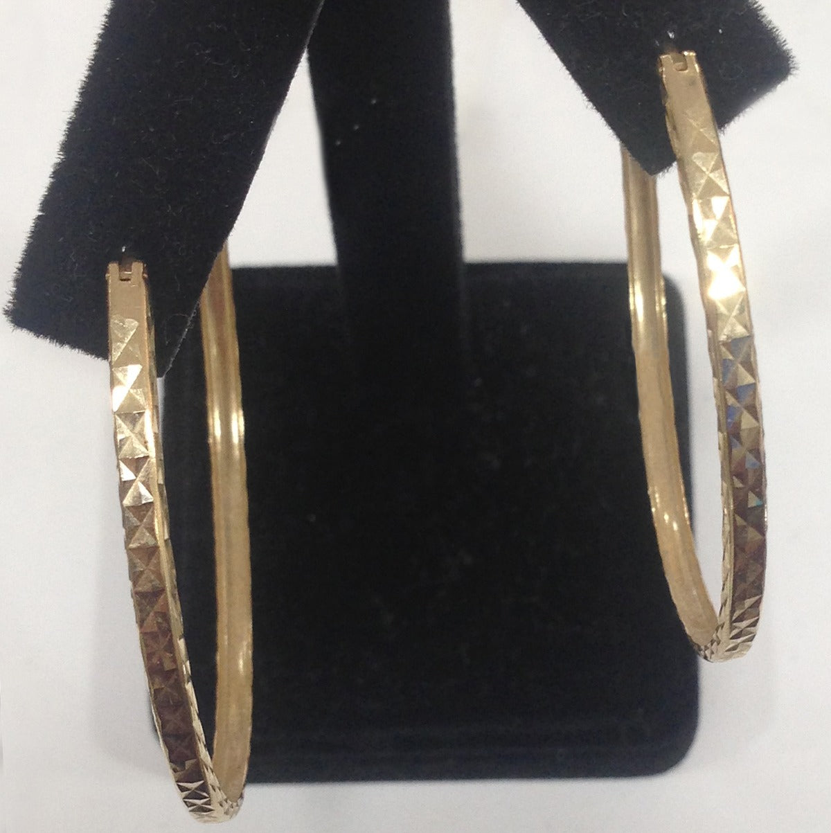 Gold Hoops Earrings