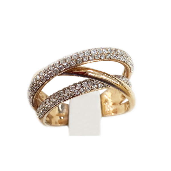 14k Rose Gold Diamond Ring