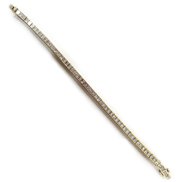 18k Yellow Gold Diamond Bracelet