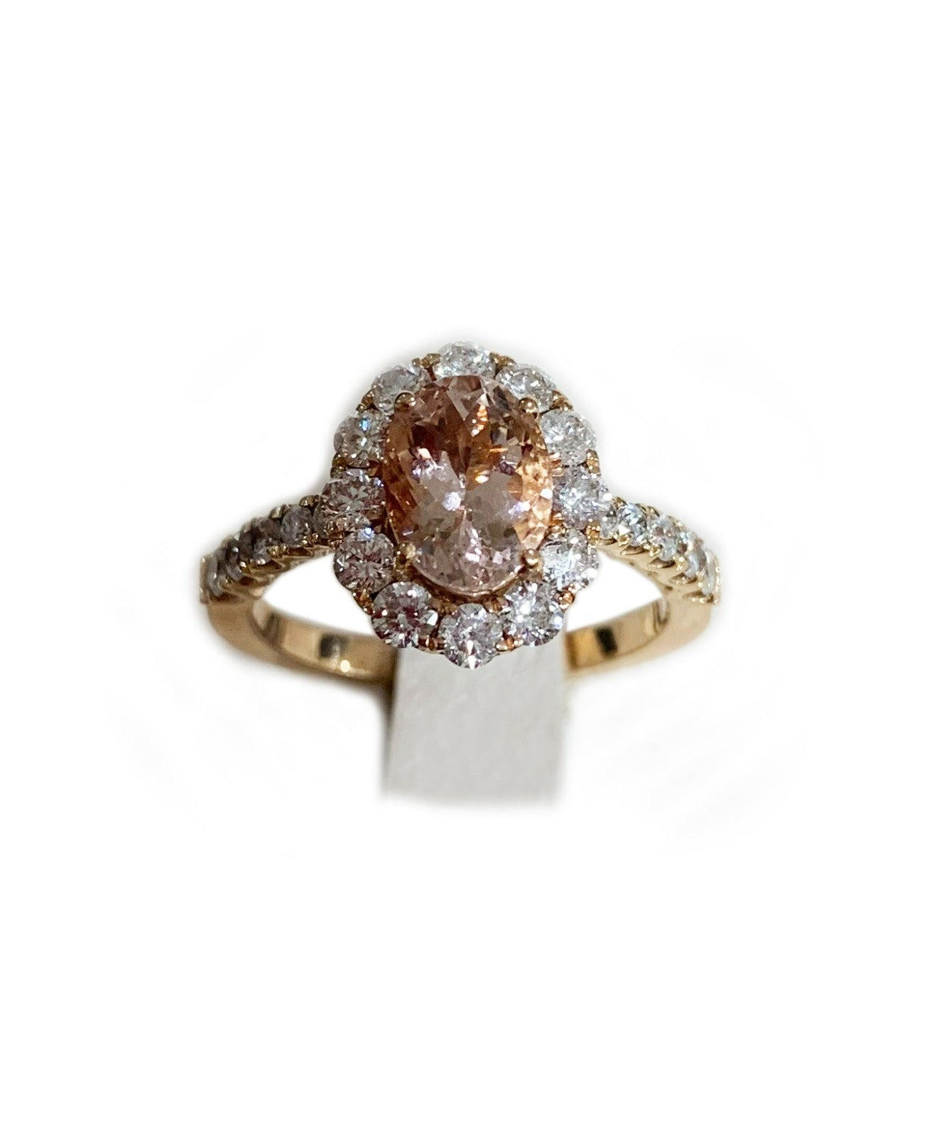 14k Rose Gold Morganite Ring