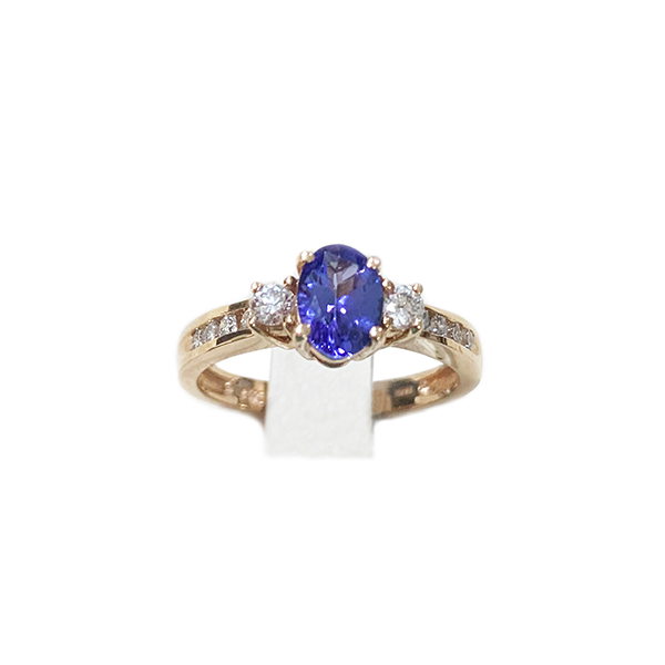 14k Rose Gold Tanzanite Ring