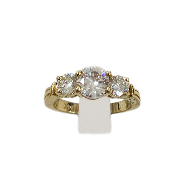 14k Yellow Gold Diamond Ring