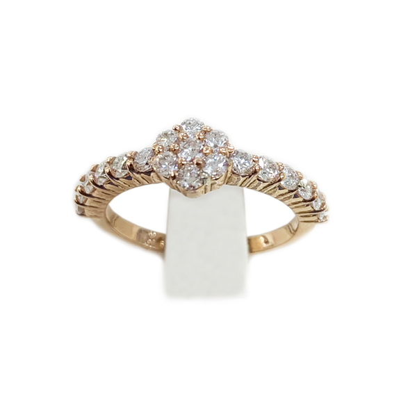 14k Rose Gold Diamond Ring