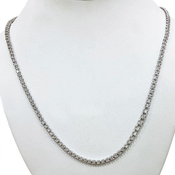 18k White Gold Diamond Necklace