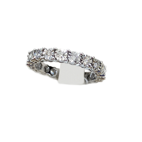 14k White Gold Diamond Ring