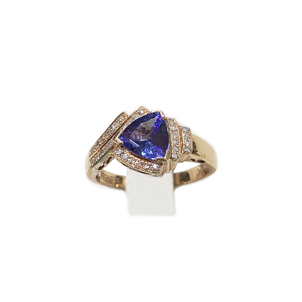 14k Rose Gold Tanzanite Ring
