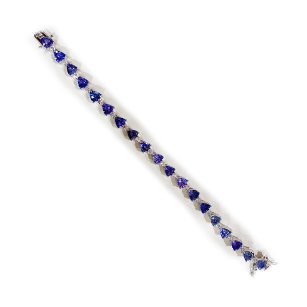 Sterling Silver Tanzanite Bracelet