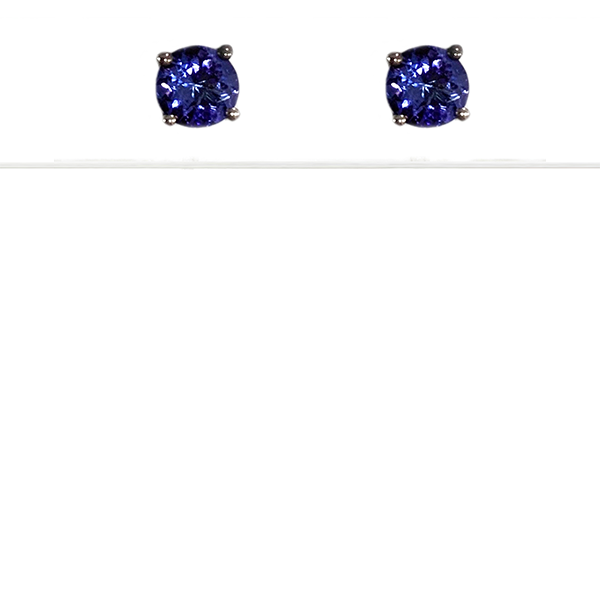 Sterling Silver Tanzanite Studds