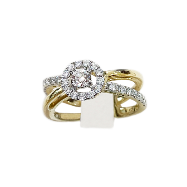 14k Yellow Gold Diamond Ring