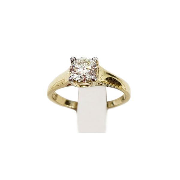 14k Yellow Gold Diamond Ring