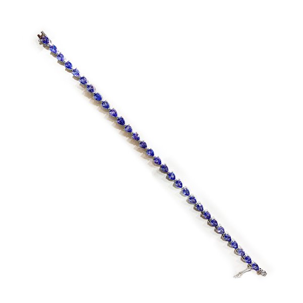 Sterling Silver Tanzanite Bracelet