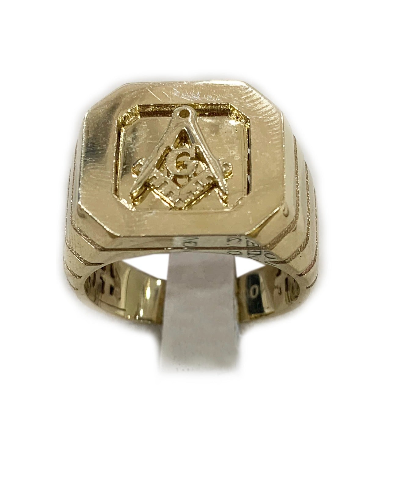 14k Yellow Gold Mens Ring