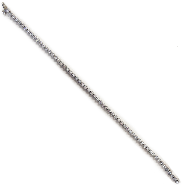 14k White Gold Diamond Bracelet