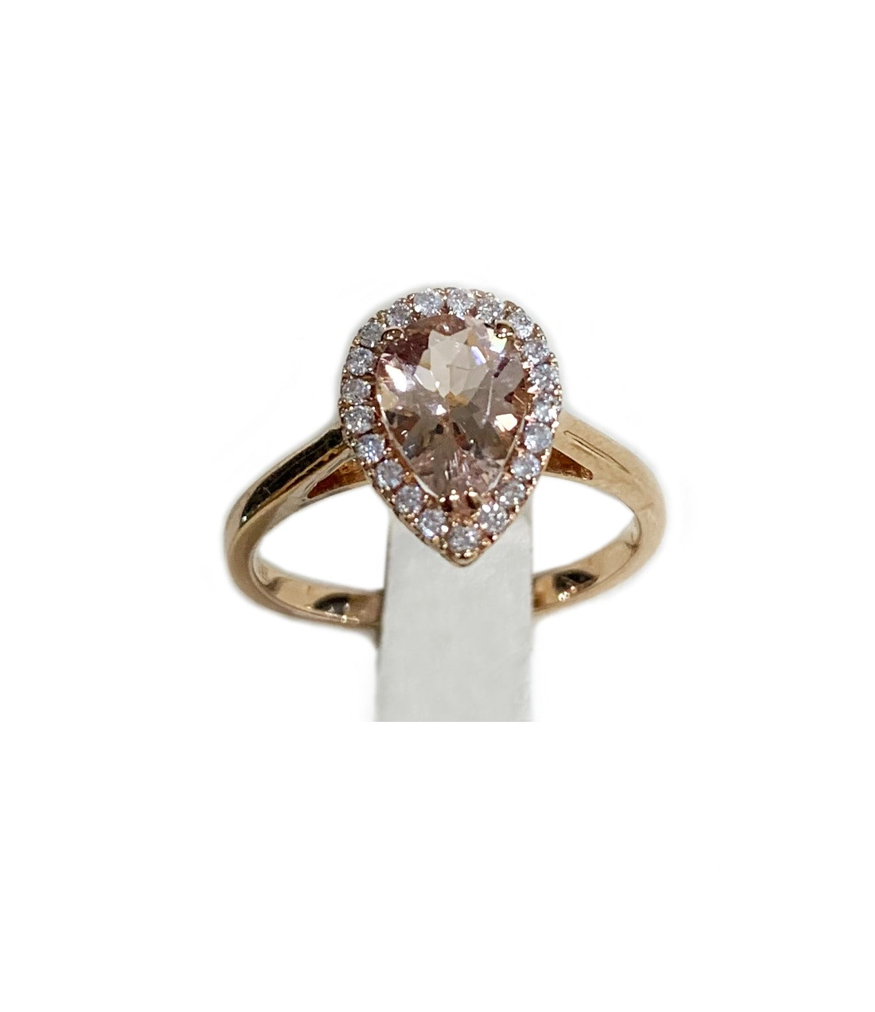 14k Rose Gold Morganite Ring