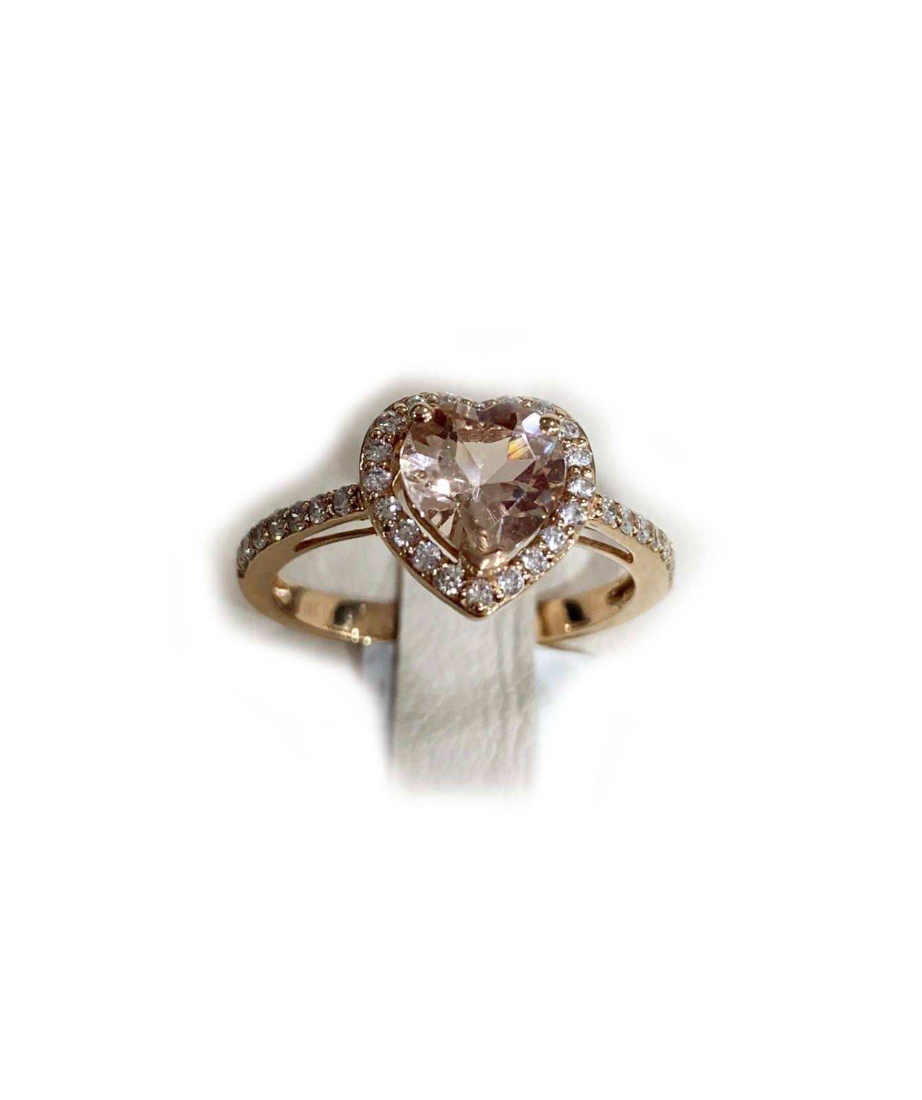 14k Rose Gold Morganite Ring