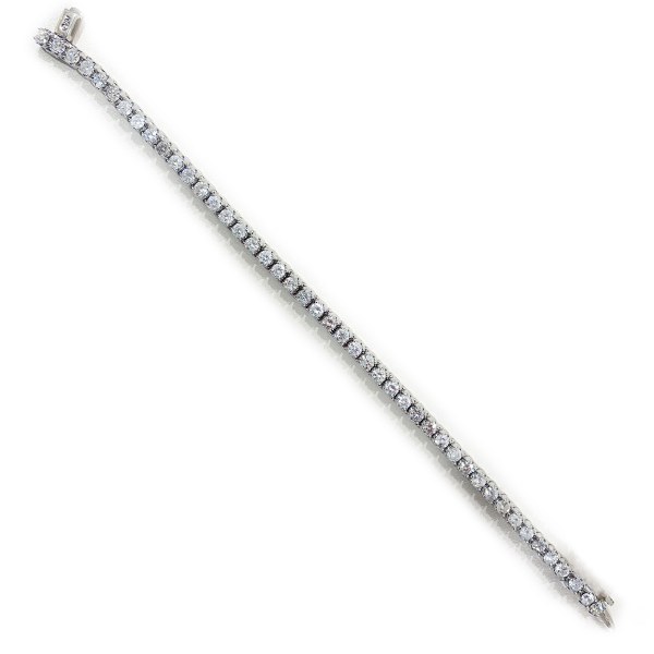 14k White Gold Diamond Bracelet