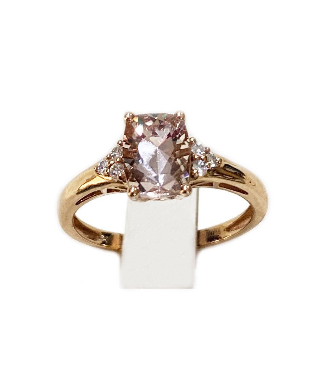 14k Rose Gold Morganite Ring