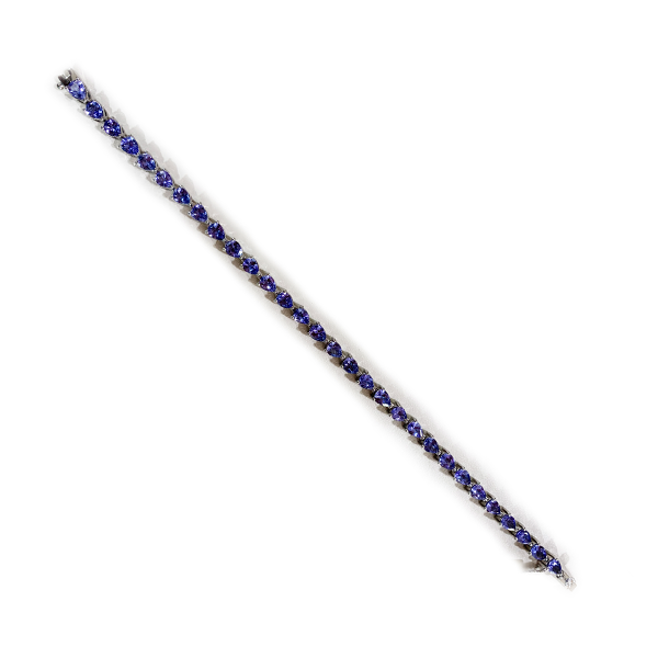 Sterling Silver Tanzanite Bracelet