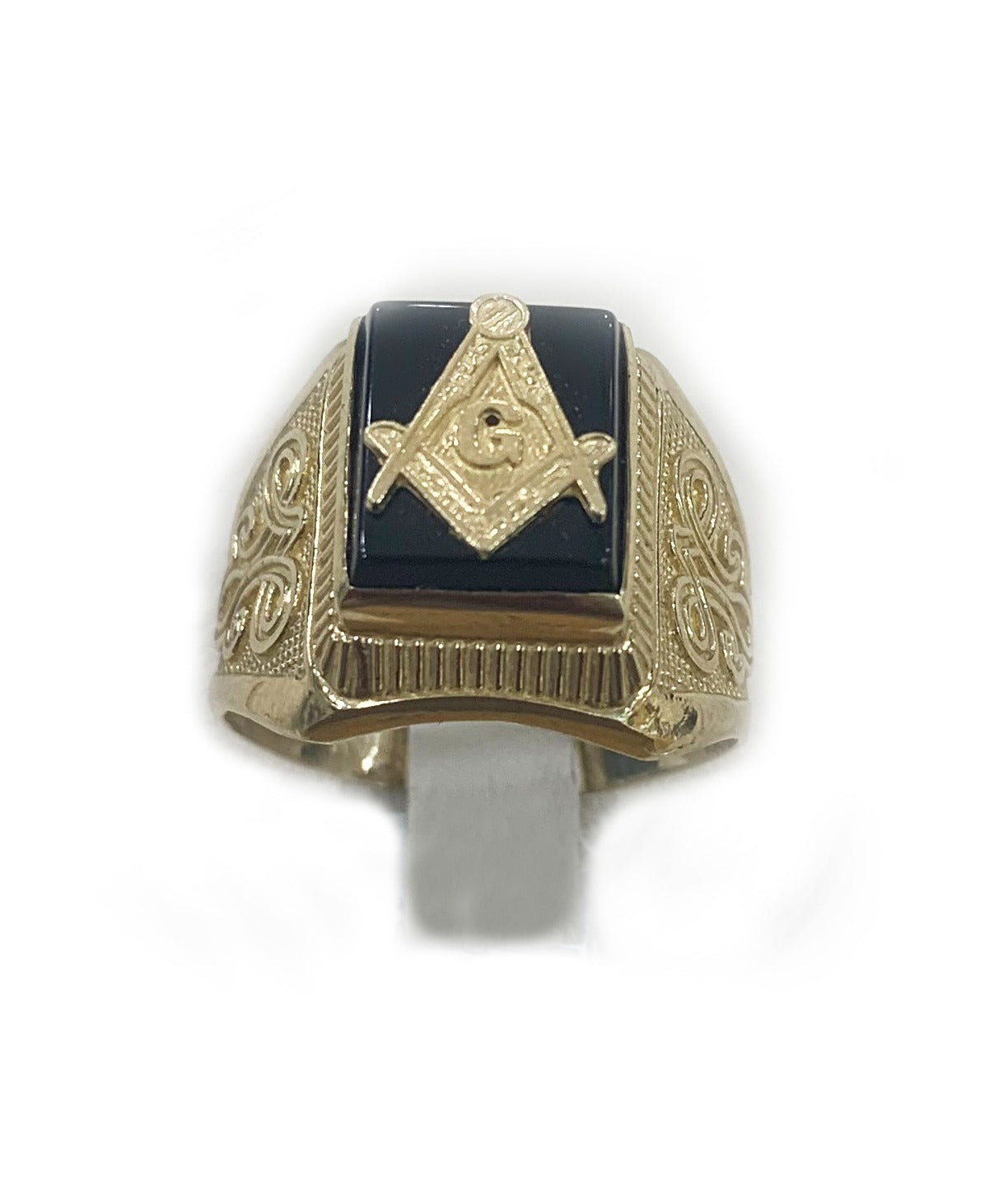 14k Yellow Gold Mens Ring