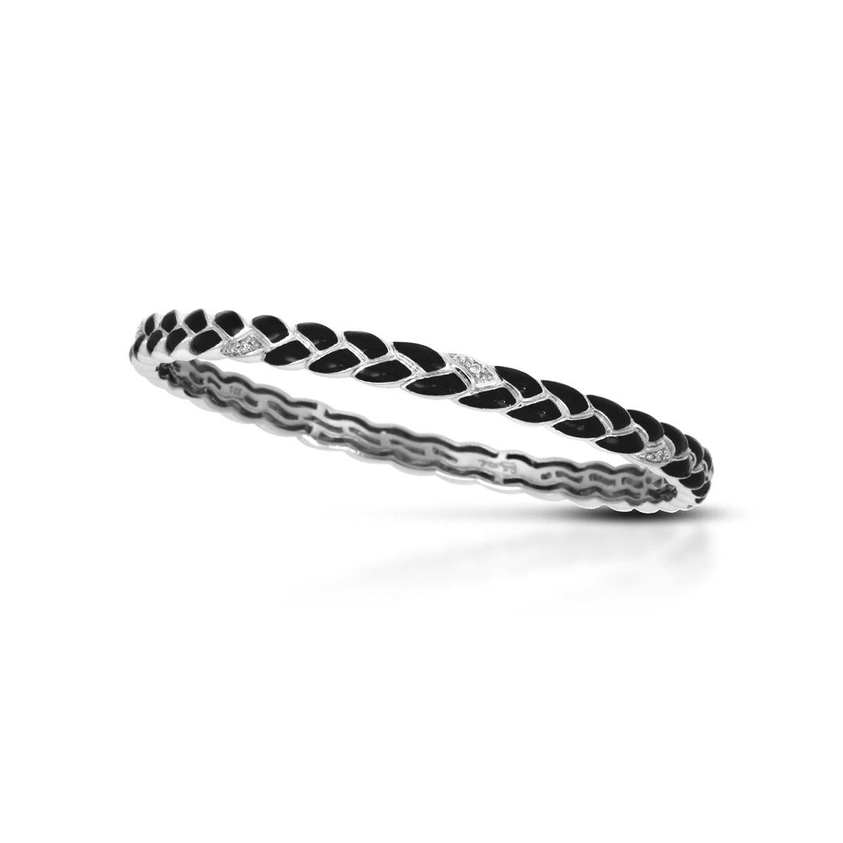 Braid Bangles with Stones