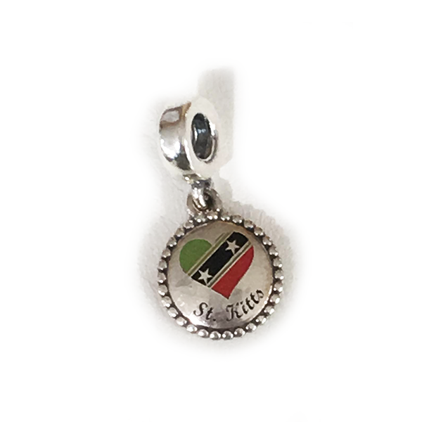 Pandora St. Kitts Flag Charm