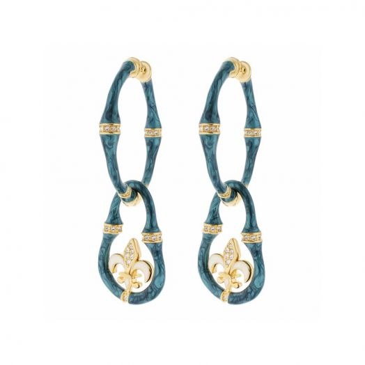 Lauren G Adams BAMBOO EARRINGS
