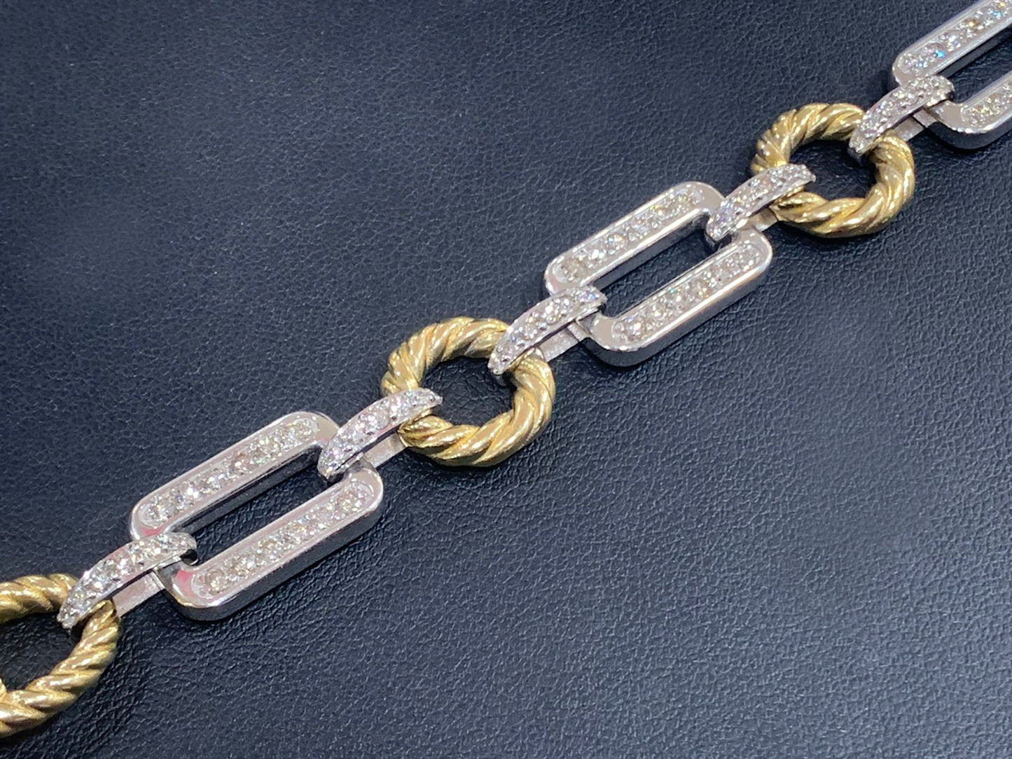 14KTT Diamond Bracelet