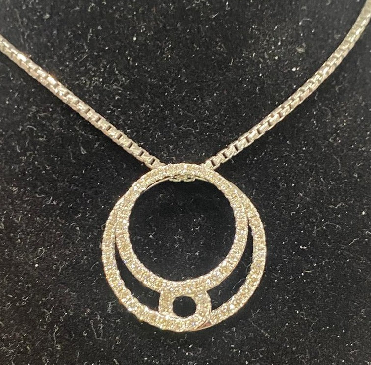 14K DIAMOND PENDANT