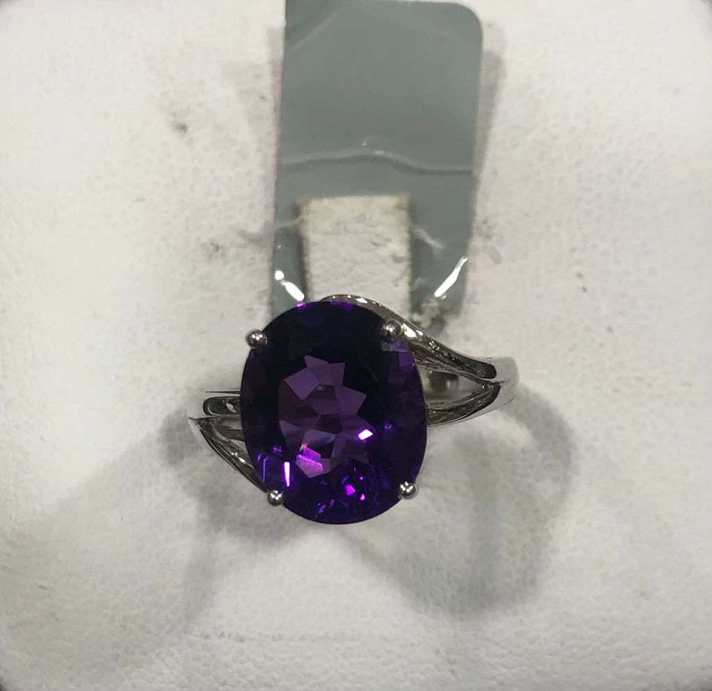 Sterling Silver Amethyst Ring