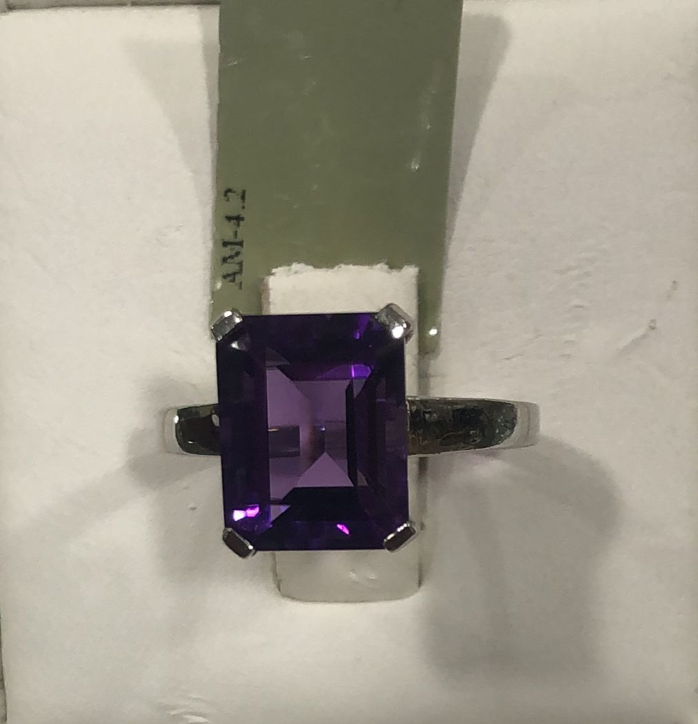 Sterling Silver Amethyst Ring