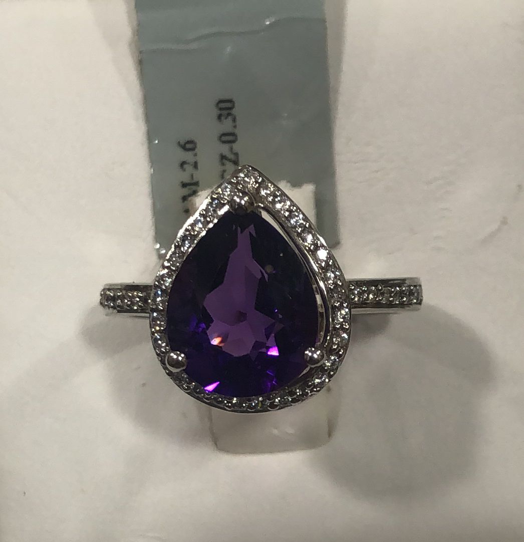 Sterling Silver Amethyst Ring