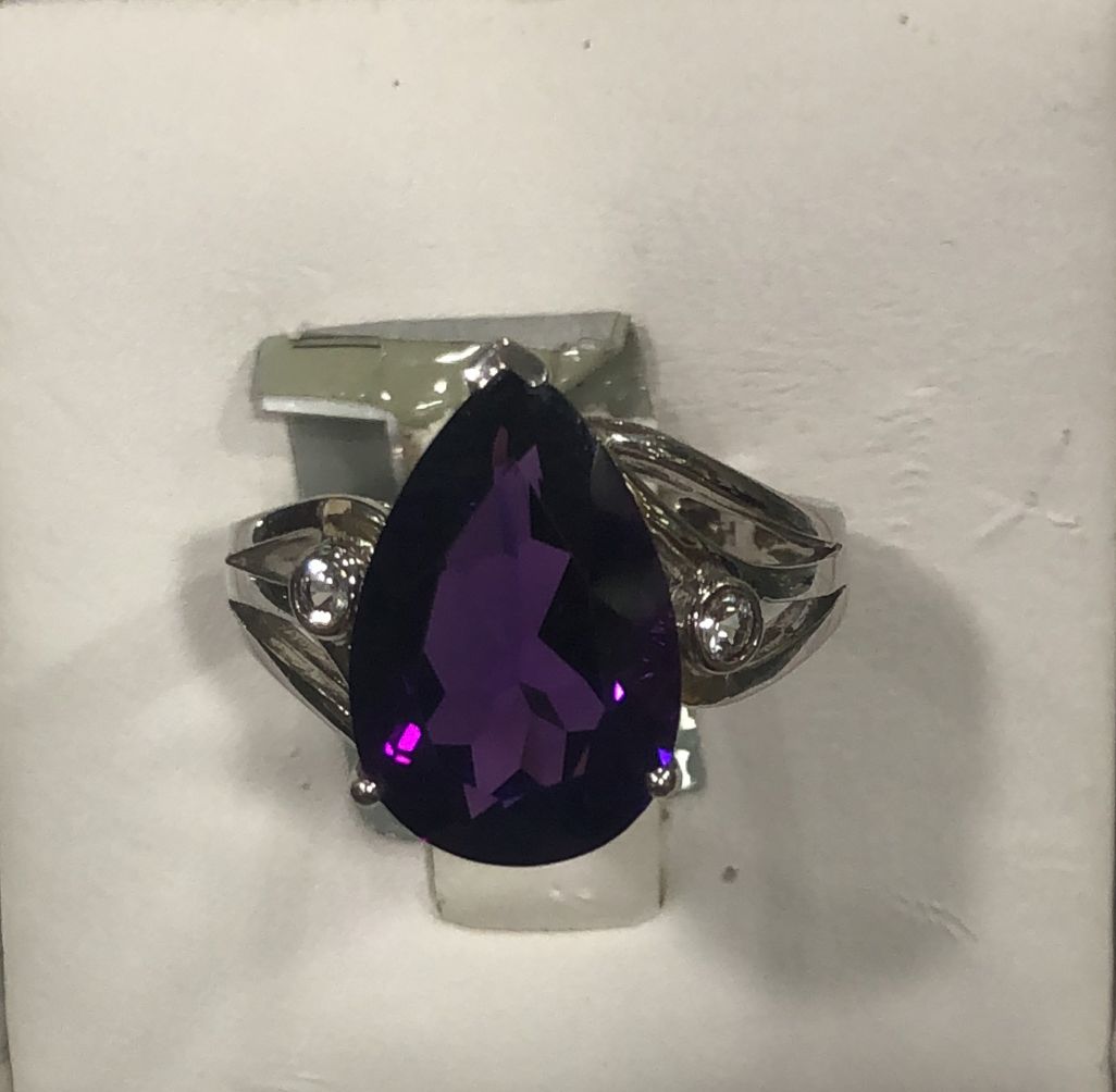 Sterling Silver Amethyst Ring