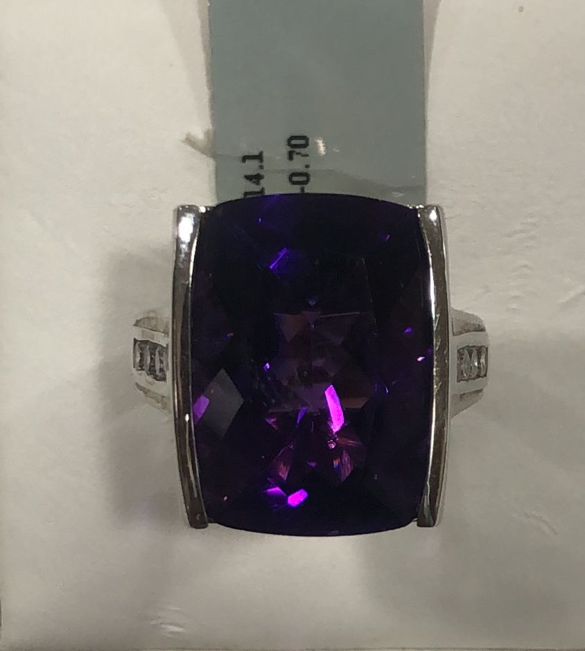 Sterling Silver Amethyst Ring