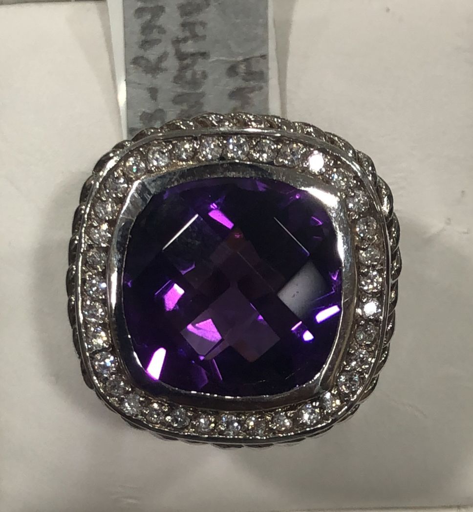 Sterling Silver Amethyst Ring