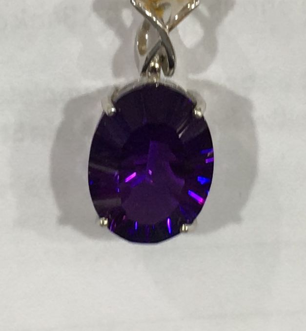 Sterling Silver Amethyst Pendant