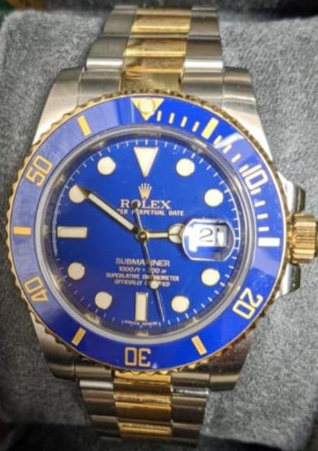 Pre-Owned Rolex Submariner Gold Watch
