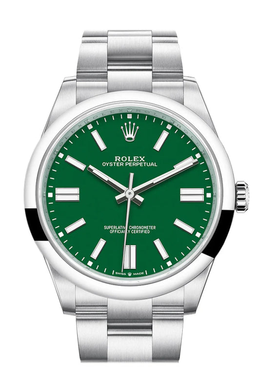 Pre-Owned Rolex - Oyster Perpetual (Green Dial)