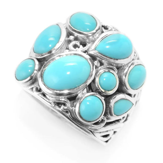 Amanzi Ring- Turquoise