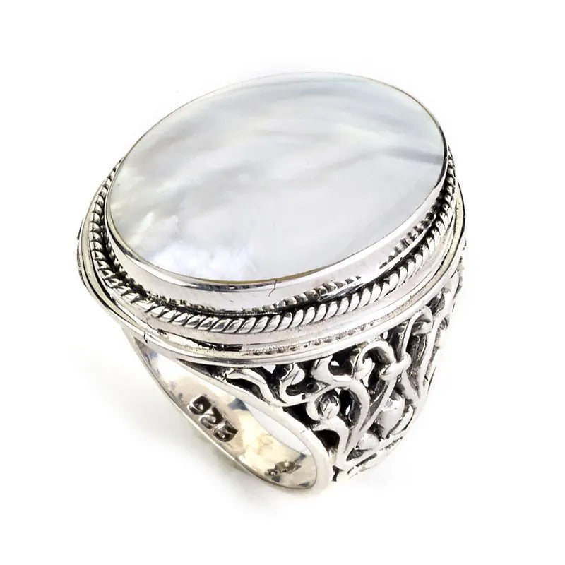 Ascension Ring- Mother Of Pearl