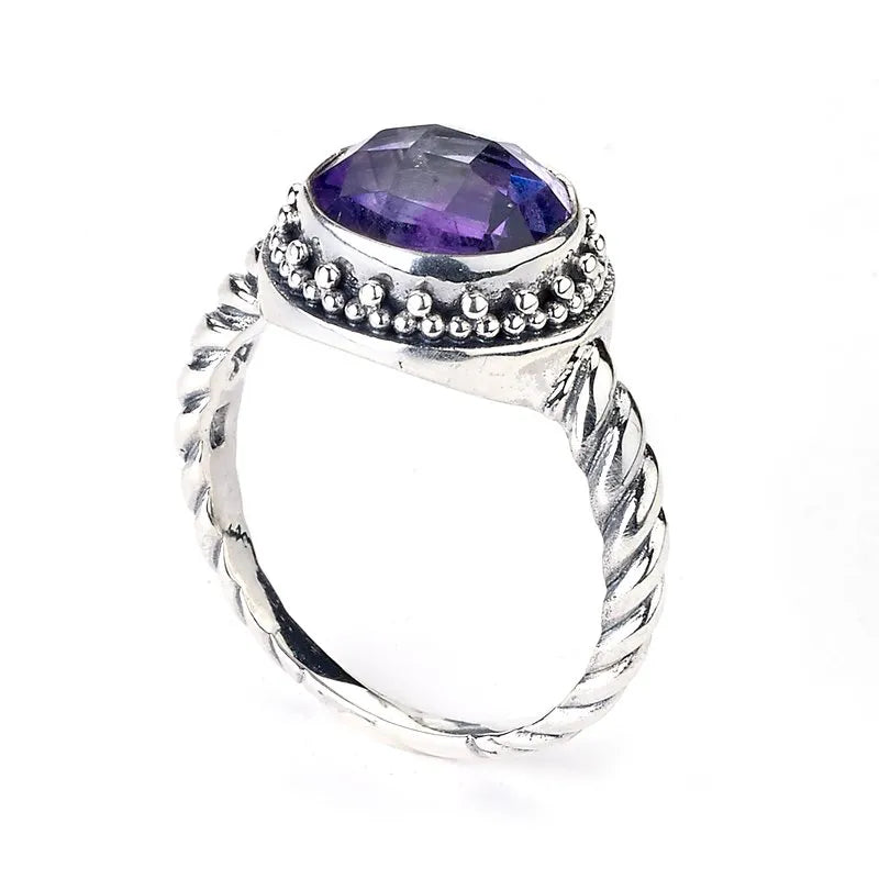 Batur Ring- Amethyst