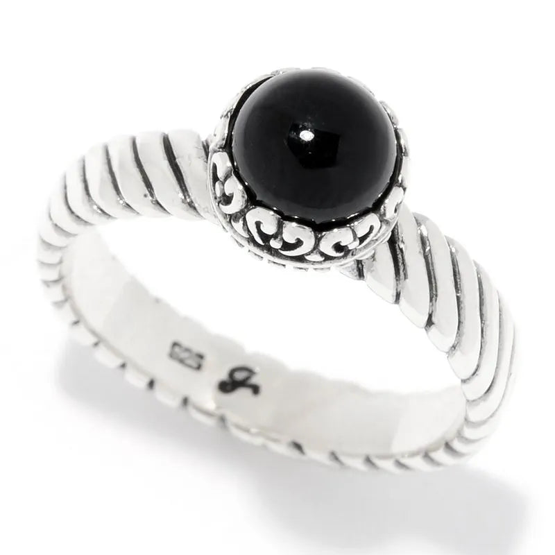 Comet Ring- Onyx