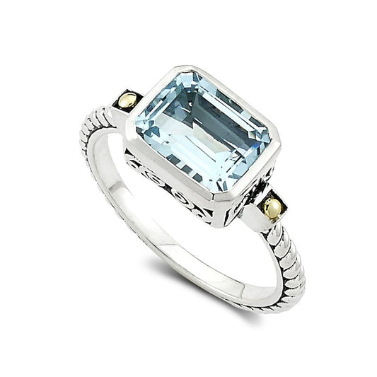 Eirini Ring- Blue Topaz