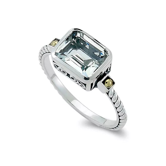 Eirini Ring- White Topaz