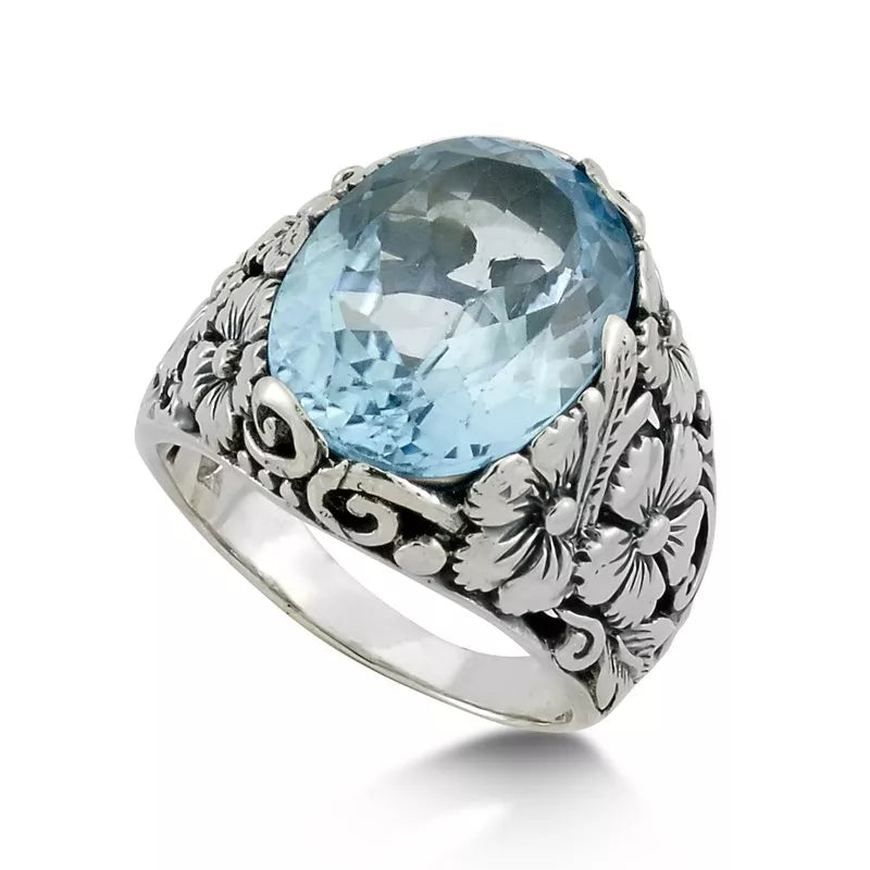 Empung Ring- Blue Topaz