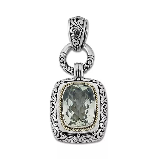 Raja Pendant- Green Amethyst