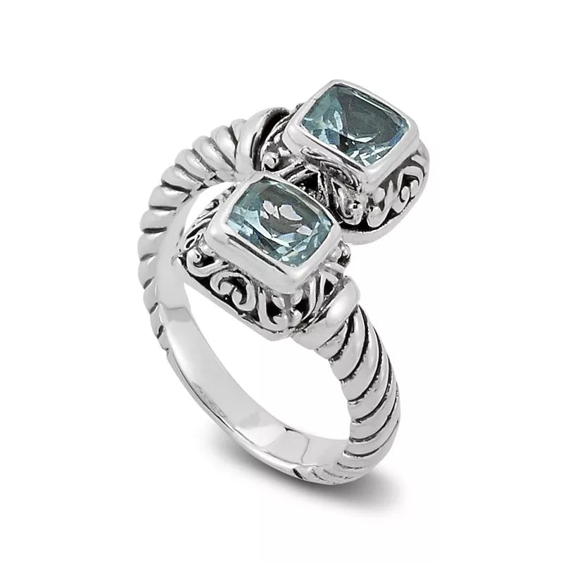 Guntur Ring- Blue Topaz